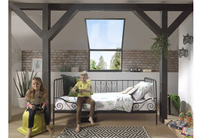 LUCEVI - Alice Kajuitbed 90x200cm - Zwart