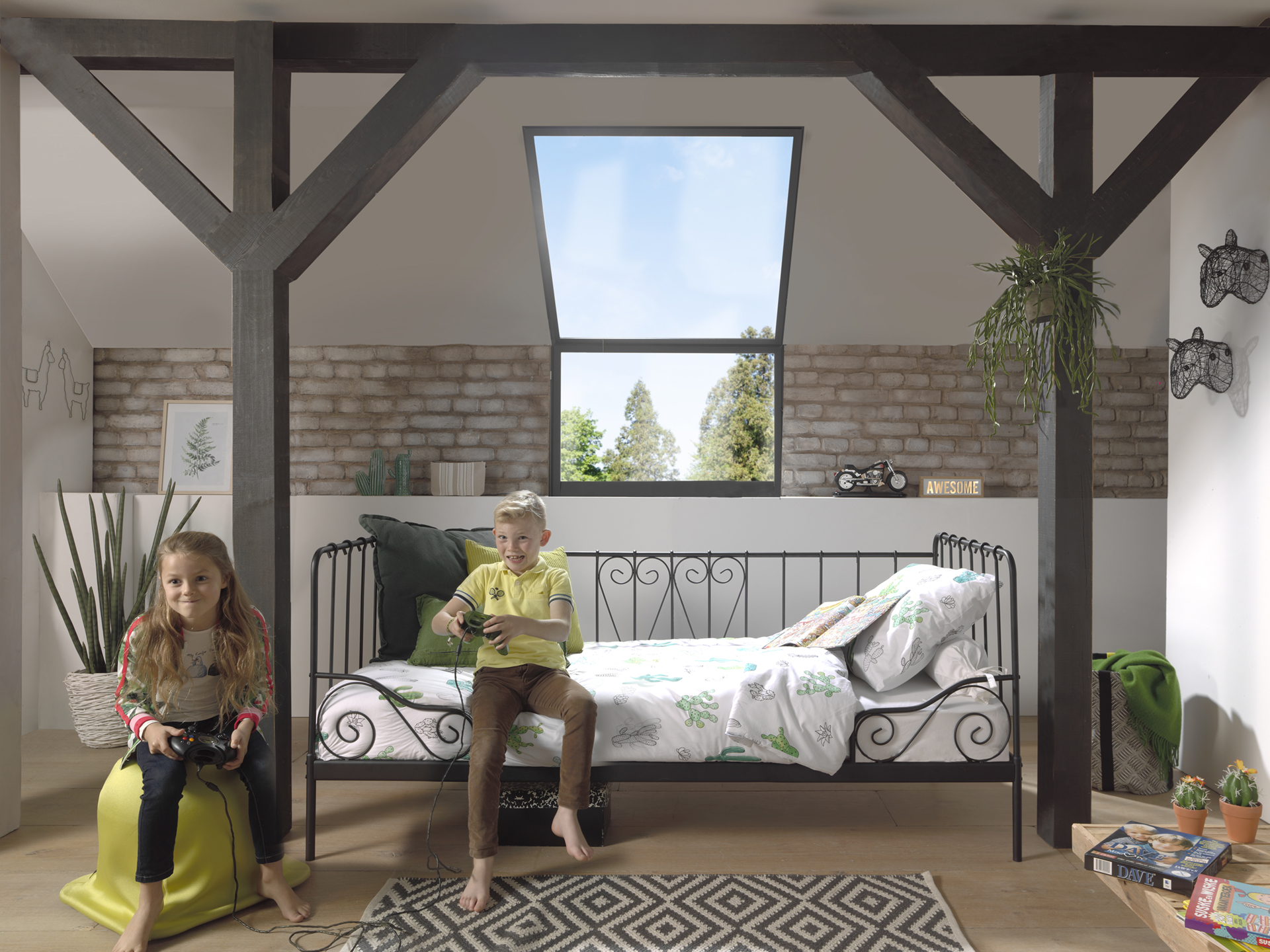 LUCEVI - Alice Kajuitbed 90x200cm - Zwart