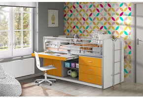 LUCEVI - Bonny 95 Halfhoogslaper 90x200cm - Oranje