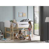 LUCEVI - Kiddy Halfhoogslaper 90x200cm - Wit