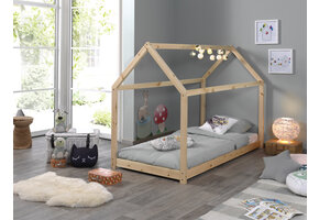 LUCEVI - Cabane Bed 90x200cm - Beige
