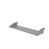 LUCEVI - Pino Halfhoogslaper H85CM + Ladder + Glijbaan + Hangplank - Grijs - 90x200 cm