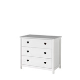 LUCEVI - Amori Commode 3 Laden - Wit - 90x50 cm