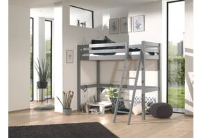 LUCEVI - Pino Hoogslaper 90x200 cm - Grijs