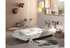 LUCEVI - Modulo Smiley Bed 90x200cm - Wit