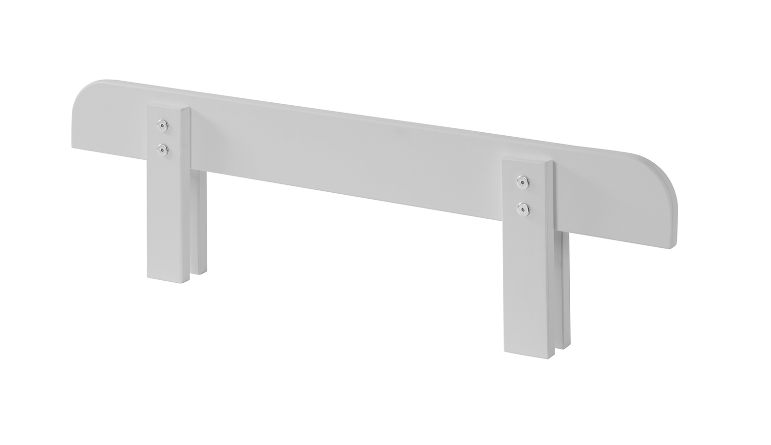 LUCEVI - Kiddy bed + Nachtkastje + Uitvalbeveiliging - Cool Grey - 90x200 cm