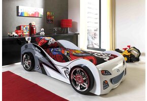 LUCEVI - Carbeds Brap Brap bed + Matras - Wit - 90x200 cm