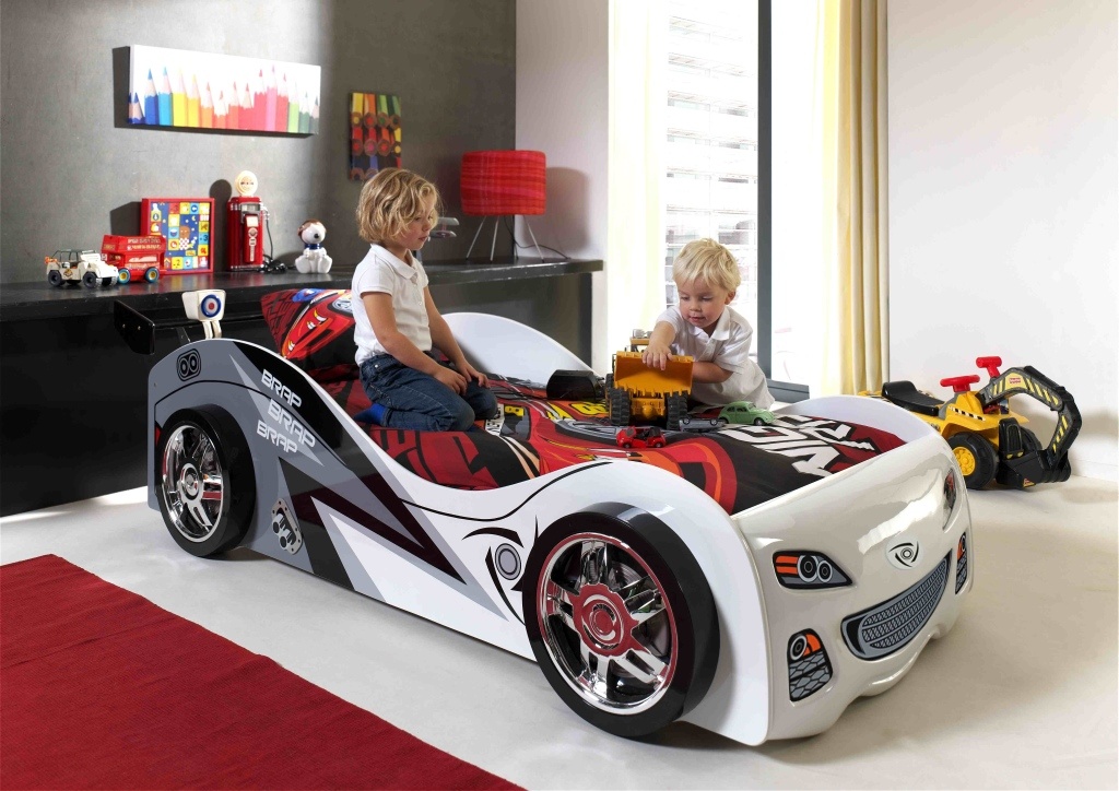 LUCEVI - Carbeds Brap Brap bed + Matras - Wit - 90x200 cm