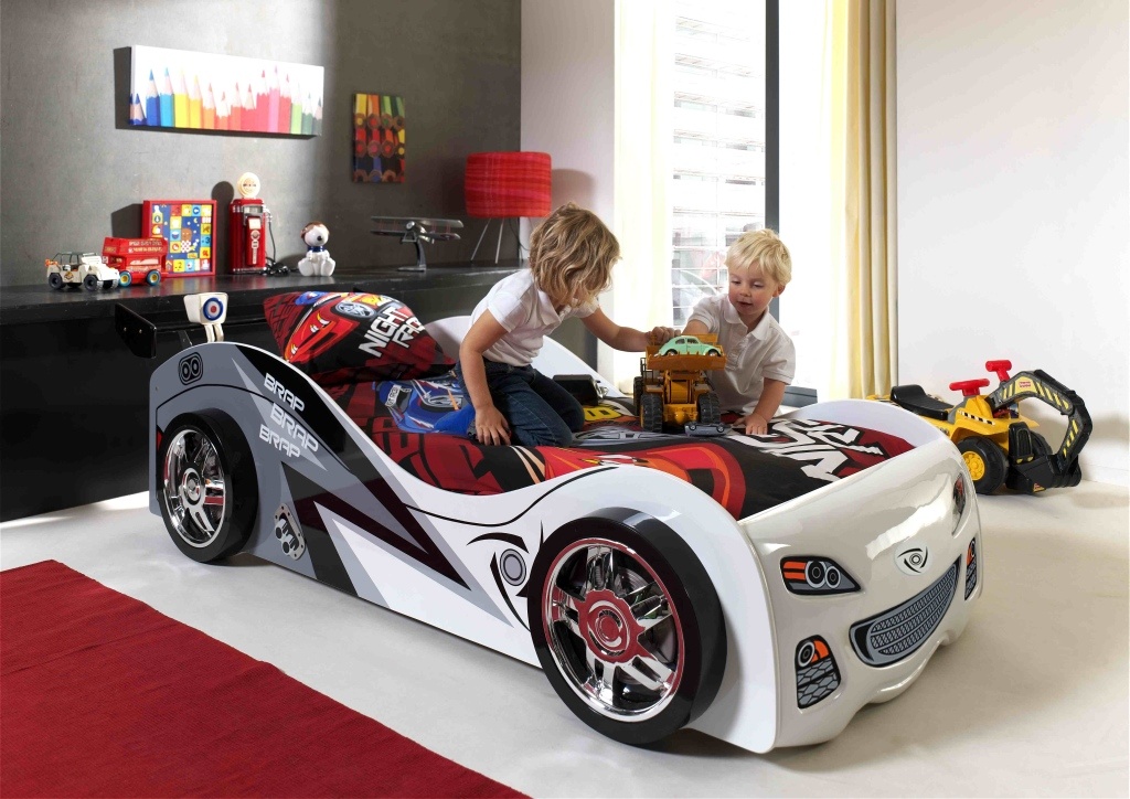 LUCEVI - Carbeds Brap Brap bed + Matras - Wit - 90x200 cm