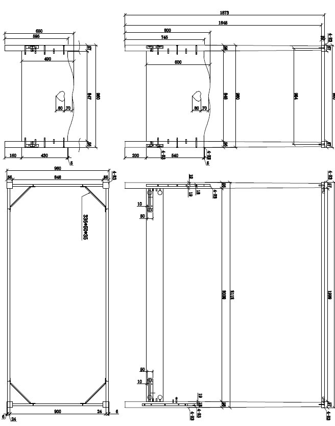 LUCEVI - Amori hemelbed + Lattenbodem - Wit - 90x200 cm