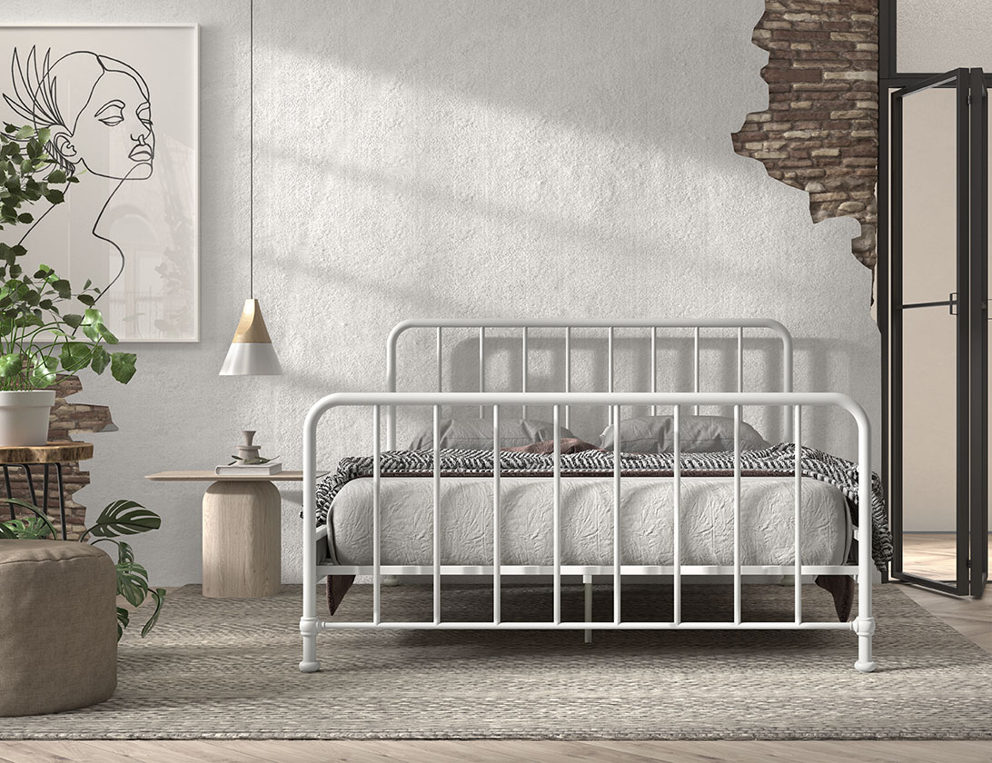LUCEVI - Bronxx Bed 160x200cm - Wit