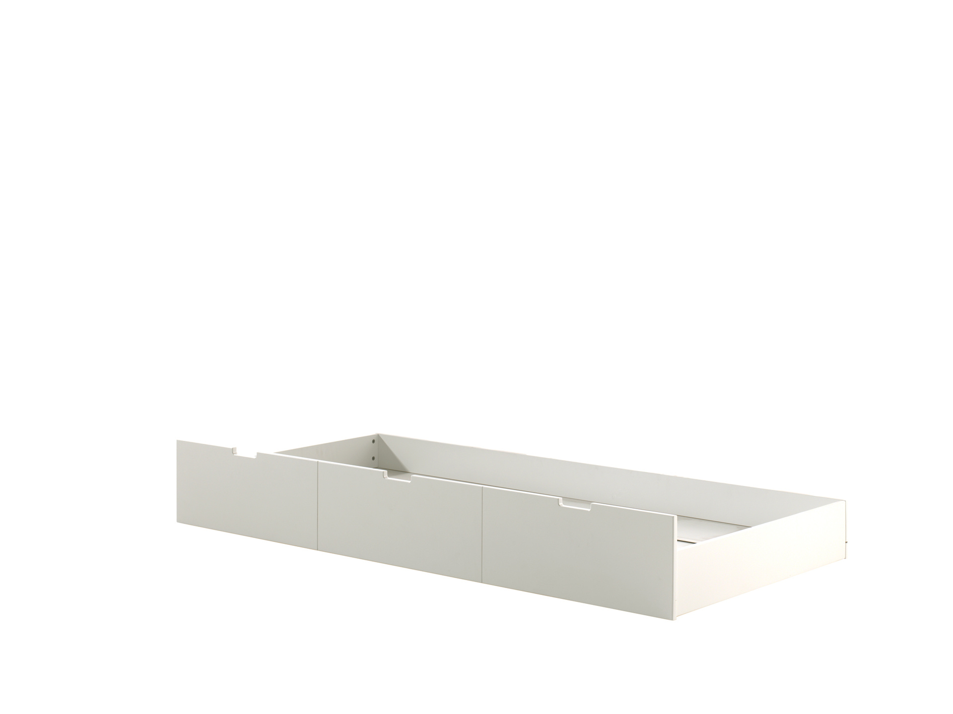 LUCEVI - Margrit Kajuitbed + Rolbed - Wit - 90x200 cm