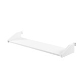 LUCEVI - Pino Halfhoogslaper H85CM + Ladder + Hangplank - Wit - 90x200 cm
