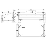 LUCEVI - Amori Kajuitbed + Lattenbodem + Rolbed - Wit - 90x200 cm