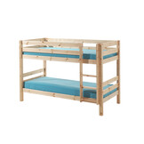 LUCEVI - Pino Stapelbed H140CM + 2 Lades + Ladder - Bruin - 90x200 cm