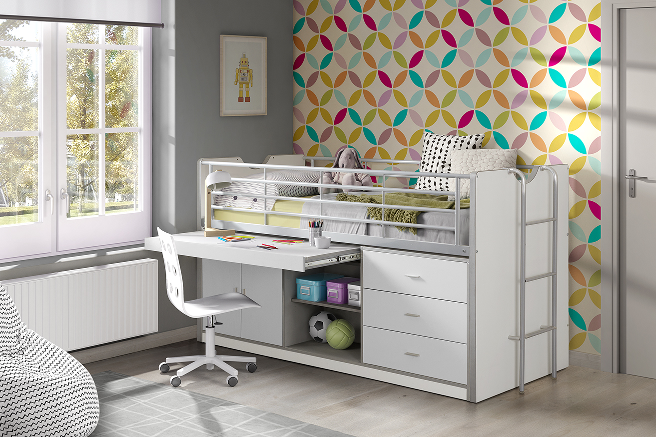 LUCEVI - Bonny 95 Halfhoogslaper 90x200cm - Wit