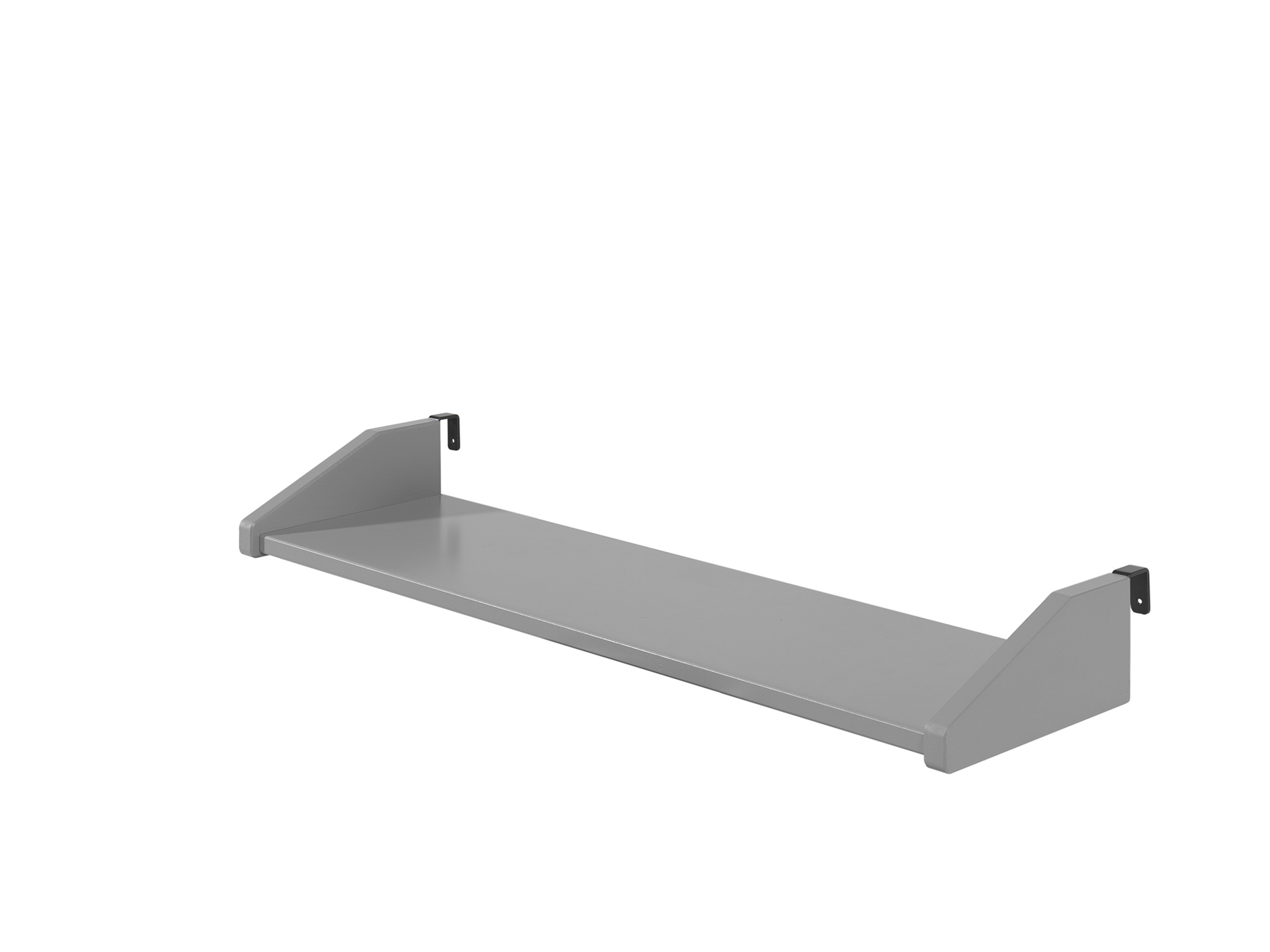 LUCEVI - Pino Halfhoogslaper H85CM + Ladder + Hangplank - Grijs - 90x200 cm