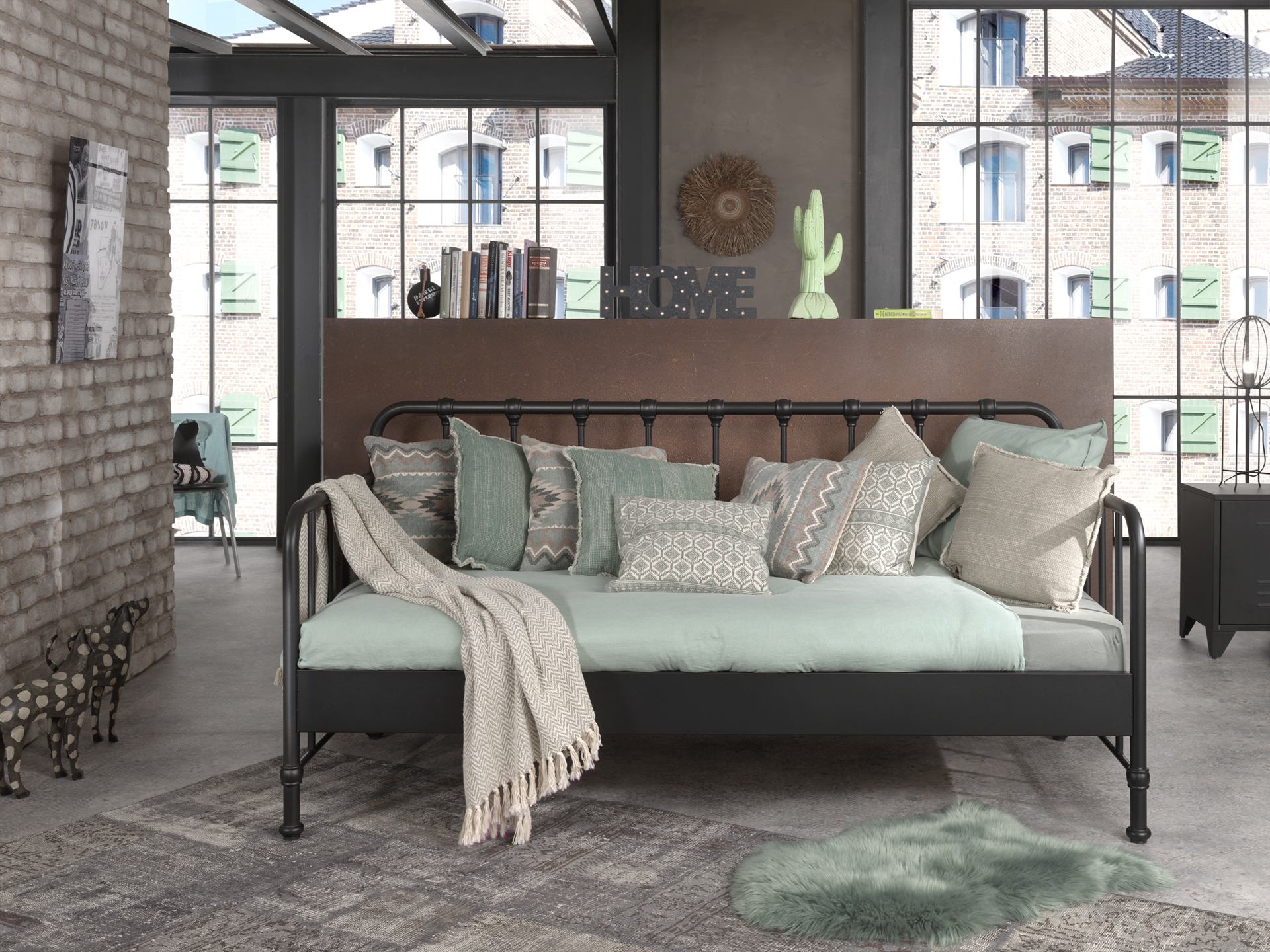 LUCEVI - Bronxx Kajuitbed 90x200cm - Zwart