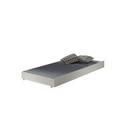 LUCEVI - Pino Stapelbed H140CM + Rolbed + Ladder - Wit - 90x200 cm