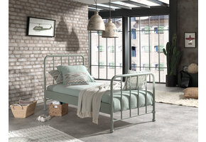LUCEVI - Bronxx Bed 90x200cm - Olive Green