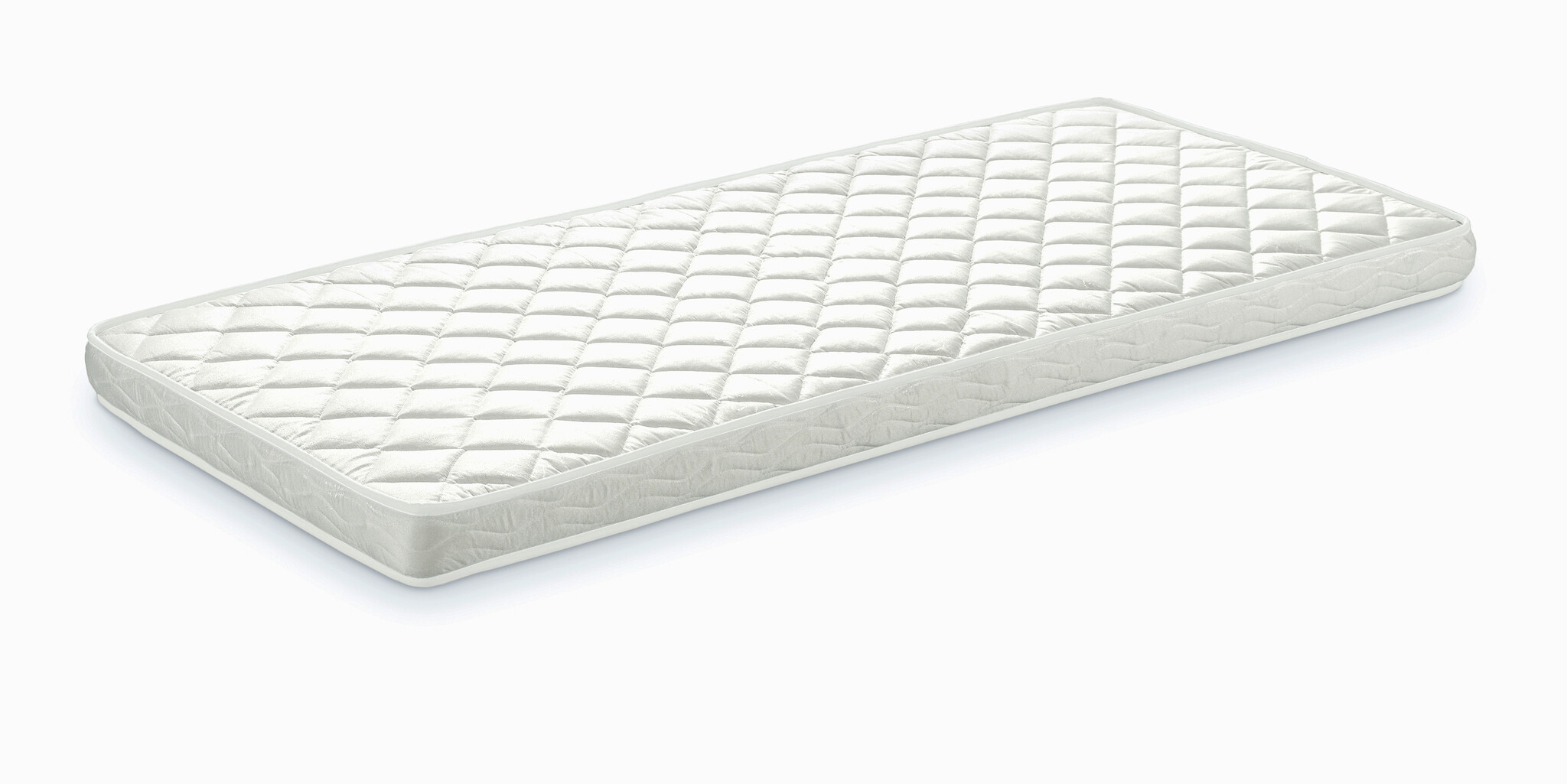 LUCEVI - Cabane bed + Lattenbodem + Matras - Wit - 90x200x10 cm