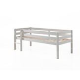 LUCEVI - Pino Halfhoogslaper met Ladder 90x200cm - Wit - H85CM