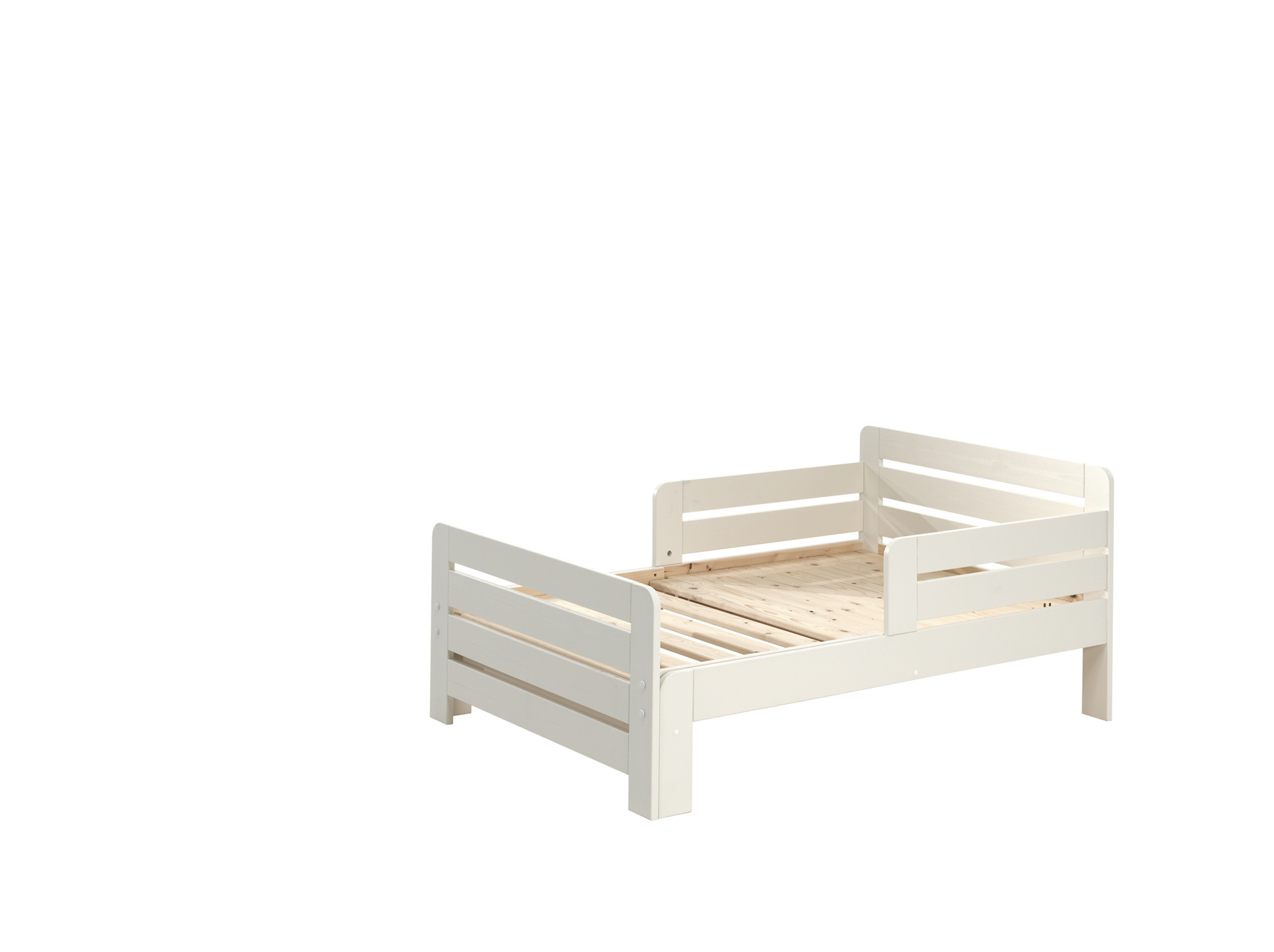 LUCEVI - Jumper Doorgroeibed + Lade - Wit - 60x140/ 90x200 cm