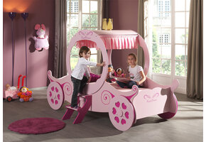 LUCEVI - Carbeds Princess Kate 90x200cm - Roze