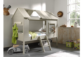 LUCEVI - Charlotte Huisbed 90x200cm - Grijs/ Beige