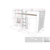 LUCEVI - Reno Halfhoogslaper 90x200cm - Wit