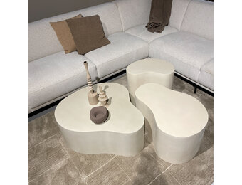 Brix - Salontafel Brix Organic Sandy 50cm - Beton / MDF