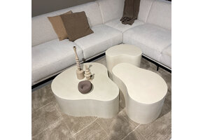 Brix - Salontafel Brix Organic Sandy 70cm - Beton / MDF