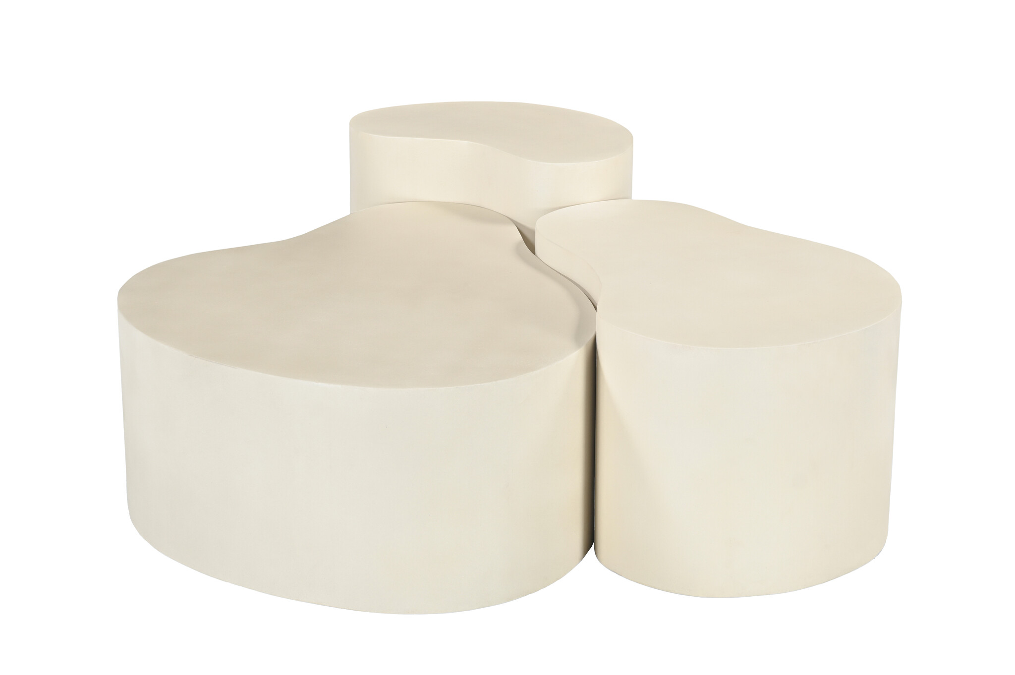 Brix - Salontafel Brix Organic Sandy 70cm - Beton / MDF