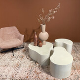 Brix - Salontafel Brix Organic Sandy 70cm - Beton / MDF