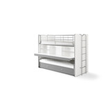 LUCEVI - Bonny Stapelbed 90x200cm - Zilver