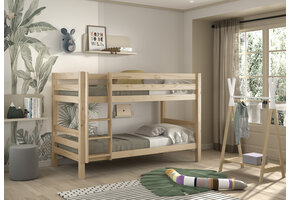 Lucevi - Pino stapelbed 90x200cm - Beige