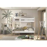 LUCEVI - Kiddy Stapelbed 90x200cm - Wit