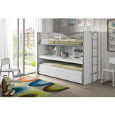 LUCEVI - Bonny Stapelbed 90x200cm - Wit