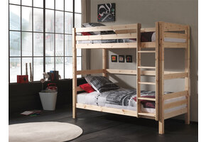 LUCEVI - Pino stapelbed 90x200cm - Beige