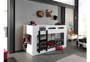 LUCEVI - Luca stapelbed 90x200cm - Wit