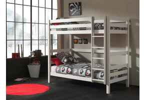 LUCEVI - Pino stapelbed 90x200cm - Wit