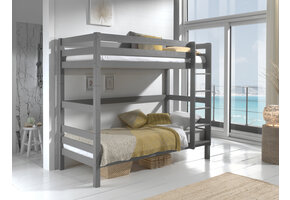 LUCEVI - Pino Stapelbed 90x200cm - Grijs