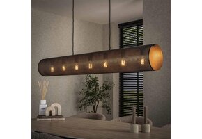 Hoyz Collection - Hanglamp 7L Koker XL Mesh - Artic Zwart