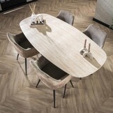 Hoyz Collection - Eetkamertafel 180 Ceramic - Ceramic Travertine