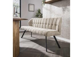 Hoyz Collection - Eetkamerbank Raster - Boucle Zandkleur