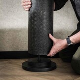 Hoyz Collection - Vloerlamp 5L Koker Mesh - Artic Zwart