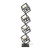 Hoyz Collection - Vloerlamp 4L Kubus - Charcoal