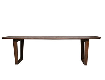 Livingfurn - Eetkamertafel Cortez - Bruin - Mangohout - 270 cm