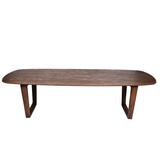 Livingfurn - Eetkamertafel Cortez - Bruin - Mangohout - 270 cm