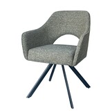 Livingfurn - Eetkamerstoel Helen Turtle - Grijs - Set van 2